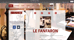 Desktop Screenshot of lefanfaron.fr